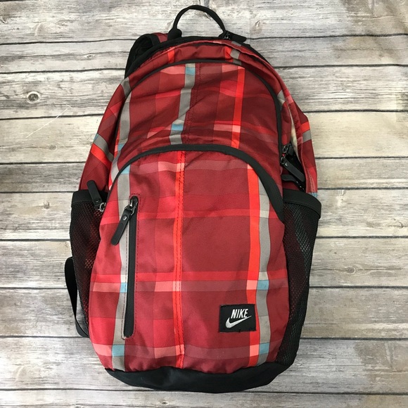 plaid nike backpack